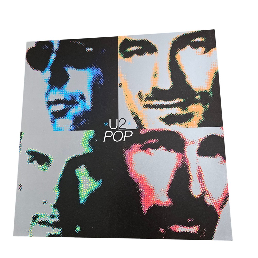 U2 Pop 1997 Promo Flat Album Poster 12x12 Double Sided Polygram Electronic Rock